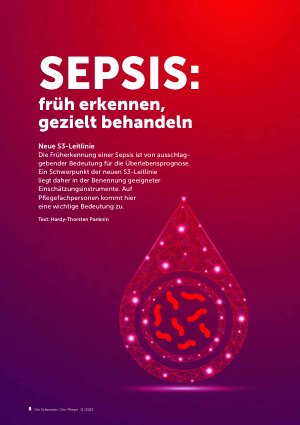 Vorschauseite 1: SEPSIS: früh erkennen, gezielt behandeln