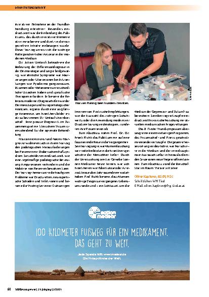 Vorschauseite 2: Kongressbericht zum 8. Tiroler Wundsymposium – Motto: „Still Alive“