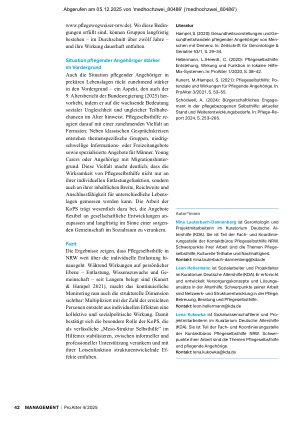 Vorschauseite 3: Entlastung mit System Pflegeselbsthilfe als Motor resilienter Pflege