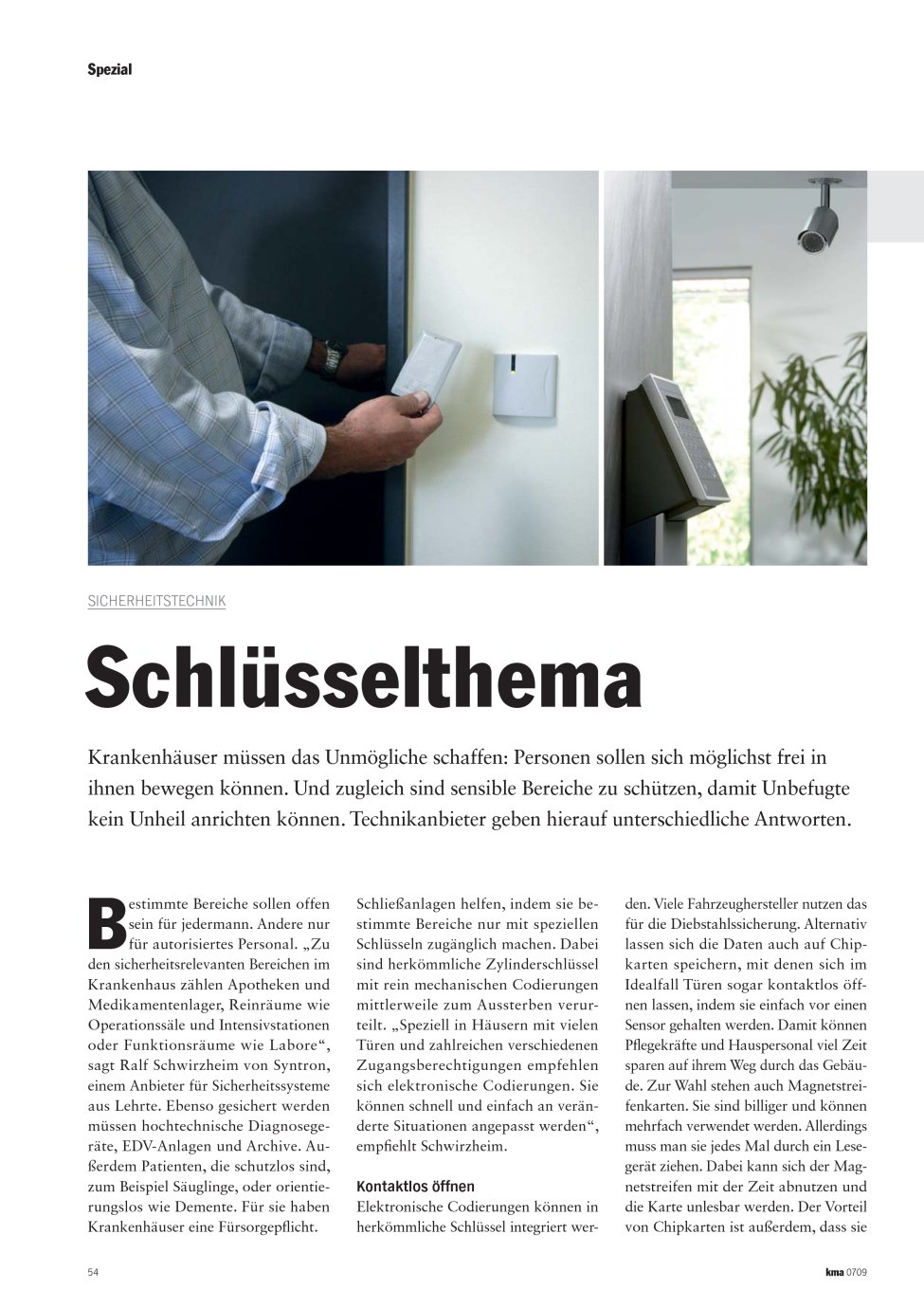 Vorschauseite 1: Schlüsselthema