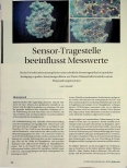 Vorschauseite 1: Sensor-Tragestelle beeinflusst Messwerte