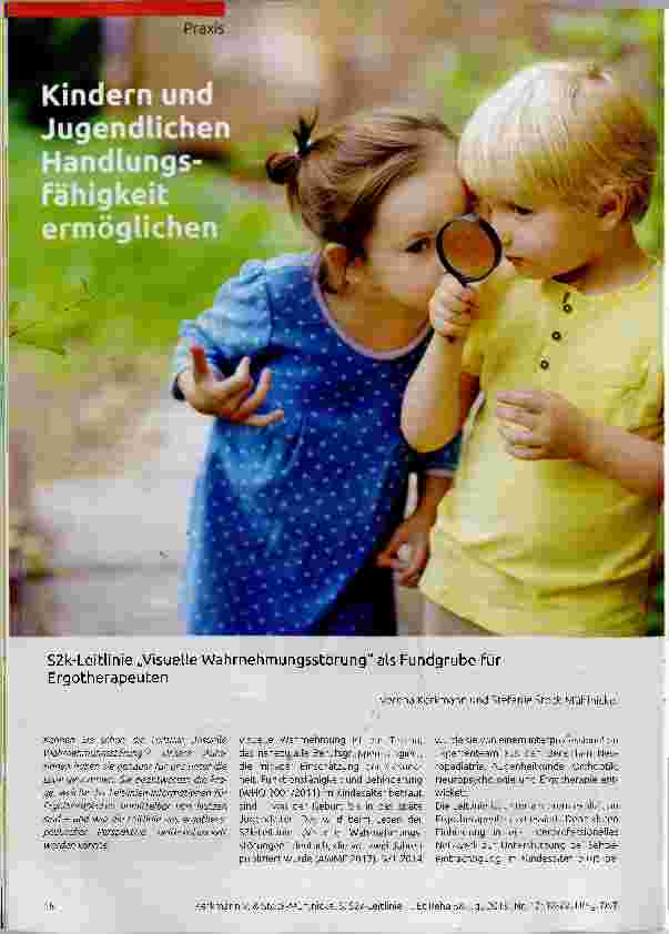 Vorschauseite 1: Kindern und Jugendlichen Handlungsfähigkeit ermöglichen