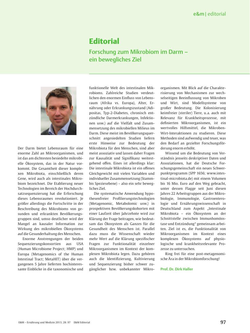 Vorschauseite 1: Editorial