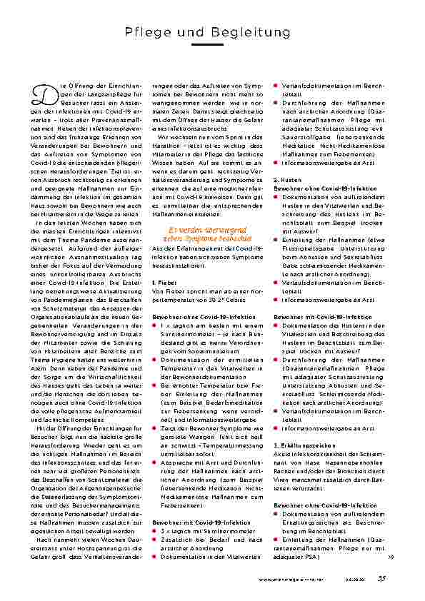 Vorschauseite 2: SYMPTOME ERKENNEN und richtig handeln