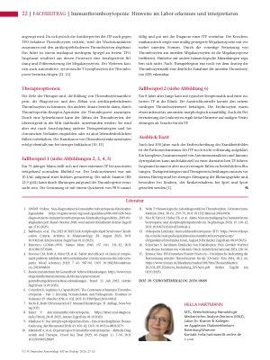 Vorschauseite 5: Immunthrombozytopenie: Hinweise im Labor erkennen und interpretieren