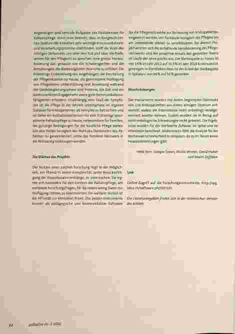Vorschauseite 3: Welches Zusammenspiel von Faktoren beeinflusst den Sterbeort von Krebspatienten? Ein Projekt auf dem Gebiet der künstlichen Intelligenz.