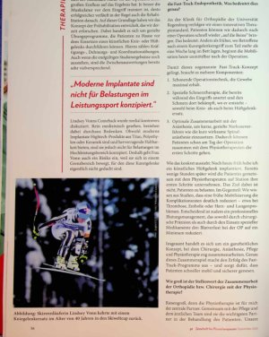 Vorschauseite 3: Vom Op Saal zurück zum Weltcup Lindsey Vonn und die moderne Endoprothetik