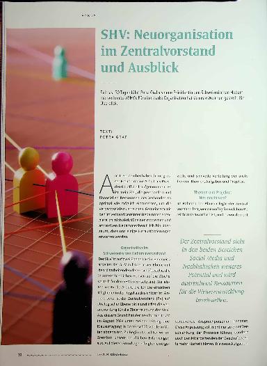 Vorschauseite 1: SHV: Neuorganisation im Zentralvorstand und Ausblick