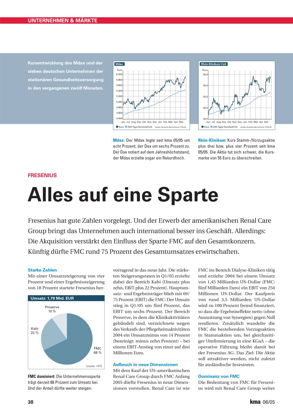 Vorschauseite 1: Alles auf eine Sparte
