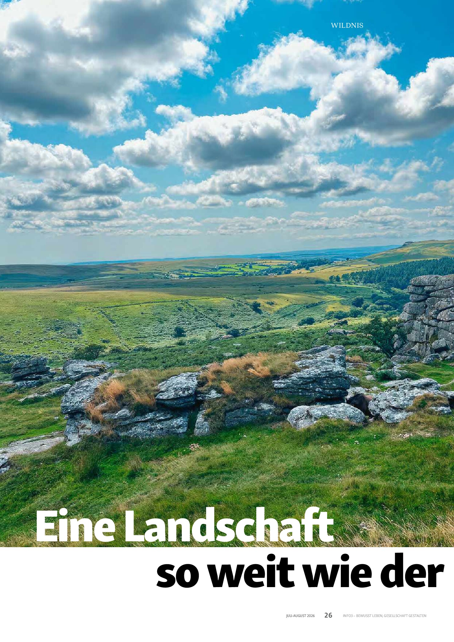 Vorschauseite 1: Eine Landschaft so weit wie der Kosmos