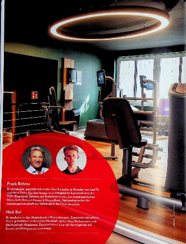 Vorschauseite 1: "Fitness wird wie Zähneputzen."