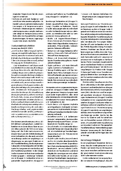 Vorschauseite 2: Erstattungsfähigkeit von Produkten und Methoden der Wundversorgung