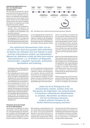 Vorschauseite 2: Wie KI den Arbeitsalltag revolutioniert Die Zukunft der medizinischen Dokumentation in Rehakliniken