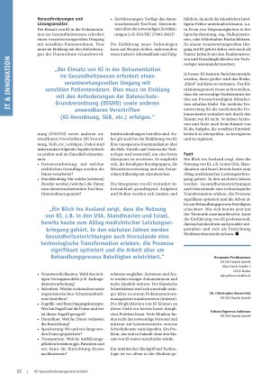 Vorschauseite 3: Wie KI den Arbeitsalltag revolutioniert Die Zukunft der medizinischen Dokumentation in Rehakliniken