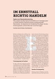 Vorschauseite 1: Im Ernstfall richtig handeln