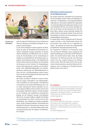 Vorschauseite 3: Freiheitliche Werte und Demokratie stärken: Perspectives – ein Projekt der Goethe-Institute in Mittelosteuropa