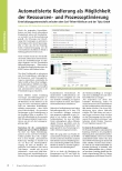 Vorschauseite 1: Automatisierte Kodierung als Möglichkeit der Ressourcenund Prozessoptimierung
