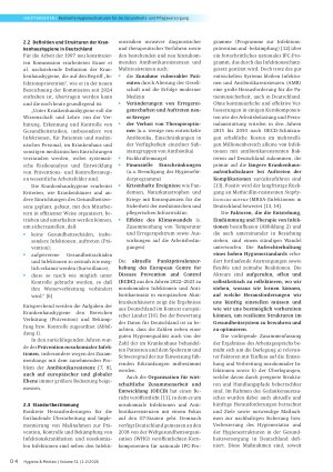 Vorschauseite 4: Resiliente Hygienestrukturen für die ambulante und stationäre Gesundheitsund Pflegeversorgung der Zukunft