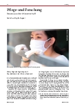 Vorschauseite 1: Pflege und Forschung: Neues aus der Wissenschaft