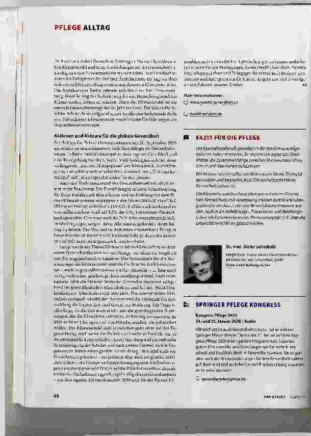 Vorschauseite 3: Gibt es Gesundung für die Patientin Erde?