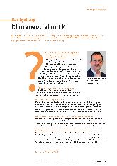 Vorschauseite 1: Klimaneutral mit KI