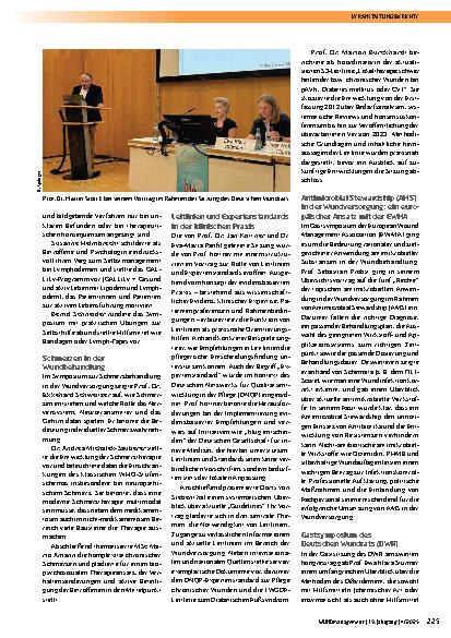 Vorschauseite 3: 4. WundD. A. CH DreiLänderKongress in Freiburg – „Der Mensch im Fokus“