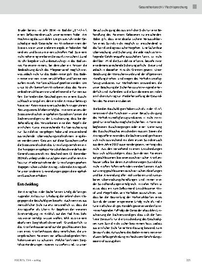 Vorschauseite 2: Verantwortung des medizinischen Personals für den Suizid eines Patienten