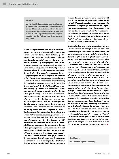 Vorschauseite 3: Verantwortung des medizinischen Personals für den Suizid eines Patienten