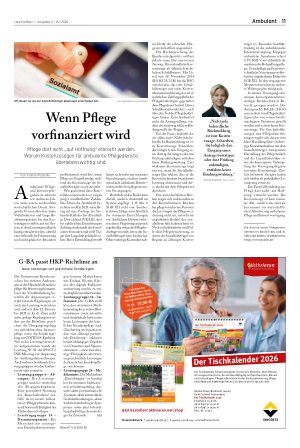 Vorschauseite 1: Wenn Pflege vorfinanziert wird