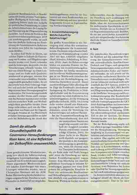 Vorschauseite 5: Ist Qualität politisch steuerbar? Governance-, Interessenund Zielkonflikte im deutschen Gesundheitswesen