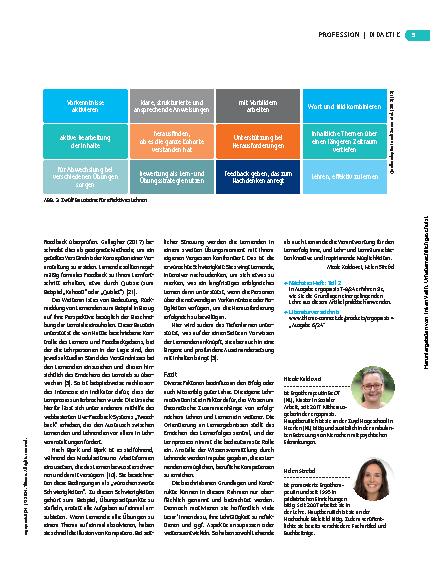 Vorschauseite 4: Grundlagen des Lernprozesses