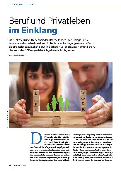 Vorschauseite 1: Beruf und Privatleben im Einklang