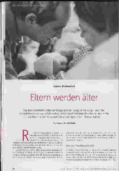Vorschauseite 1: Eltern werden älter.