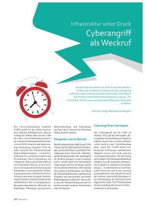 Vorschauseite 1: Infrastruktur unter Druck Cyberangriff als Weckruf