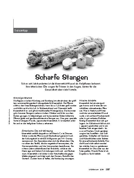 Vorschauseite 1: Scharfe Stangen