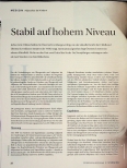 Vorschauseite 1: Stabil auf hohem Niveau