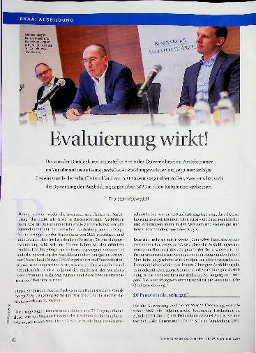 Vorschauseite 1: Evaluierung wirkt!