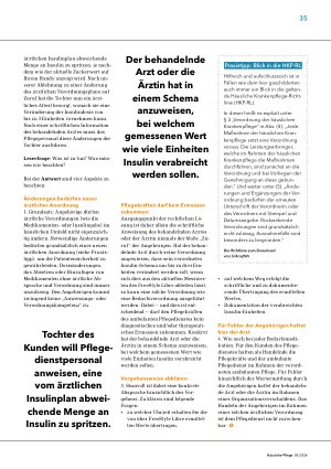 Vorschauseite 2: Antwort auf Leserfrage zum Thema: Angehörige modifiziert ärztliche Verordnung