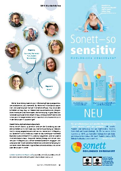 Vorschauseite 2: Eure Stimmen in den Regionen JuWeHen-Sprecherinnen Region 5 und 6