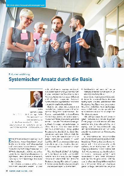 Vorschauseite 1: Kulturentwicklung: Systemischer Ansatz durch die Basis
