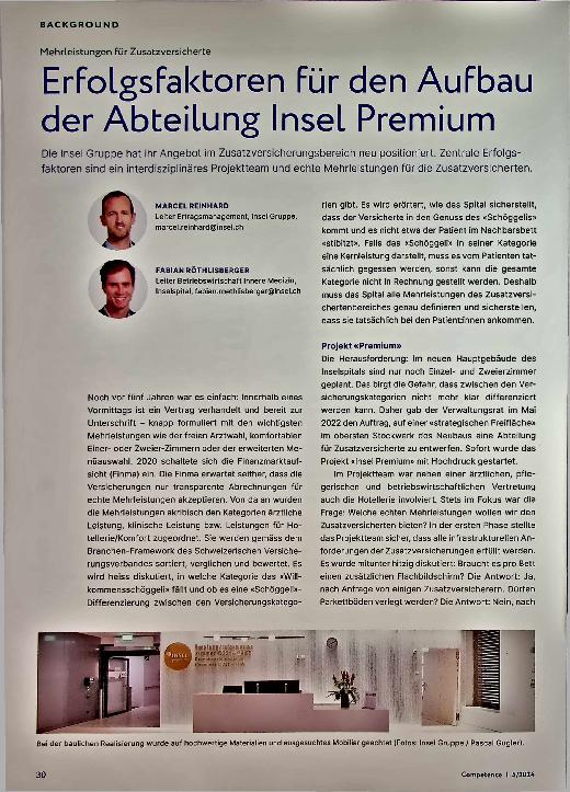 Vorschauseite 1: Erfolgsfaktoren für den Aufbau der Abteilung Insel Premium