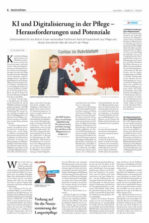 Vorschauseite 1: KI und Digitalisierung in der Pflege — Herausforderungen und Potenziale