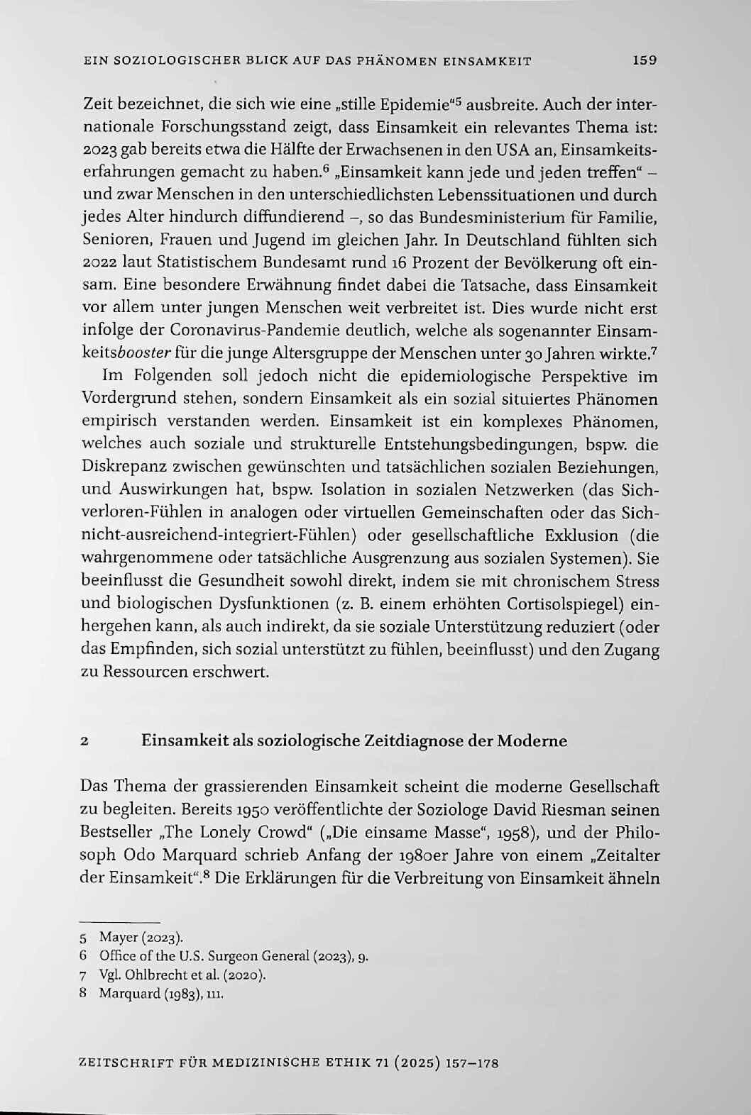 Vorschauseite 3: Ein soziologischer Blick auf das Phänomen Einsamkeit und dessen Auswirkungen auf die Gesundheit