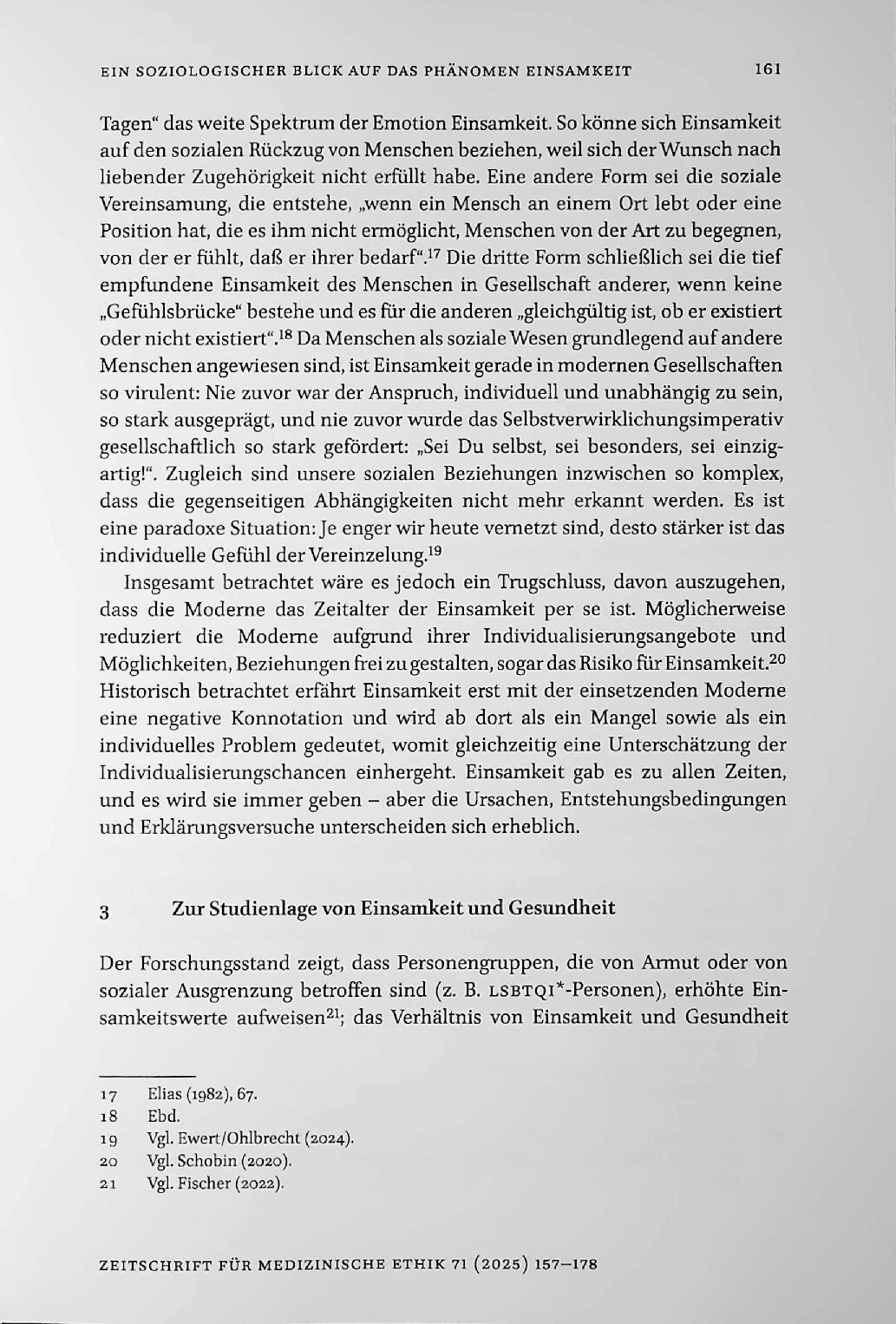 Vorschauseite 5: Ein soziologischer Blick auf das Phänomen Einsamkeit und dessen Auswirkungen auf die Gesundheit