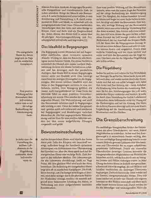 Vorschauseite 2: Energiemangel - Möglichkeiten des freien Atems in der Therapie