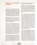 Vorschauseite 1: Pflege jetzt von der Wirtschaft entkoppeln!
