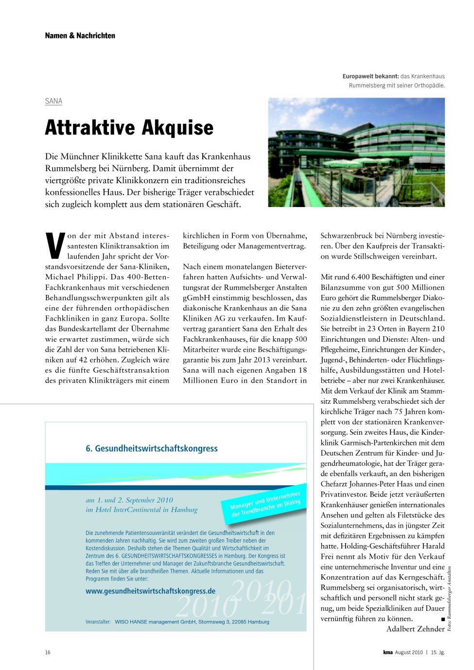 Vorschauseite 1: Attraktive Akquise