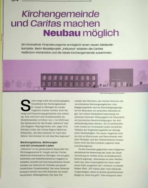 Vorschauseite 1: Kirchengemeinde und Caritas machen Neubau möglich