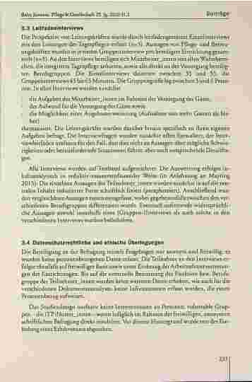 Vorschauseite 6: Chancen und Herausforderungen integrierter Tagespflege aus Nutzerund Mitarbeiterperspektive. Ergebnisse einer Evaluationsstudie.