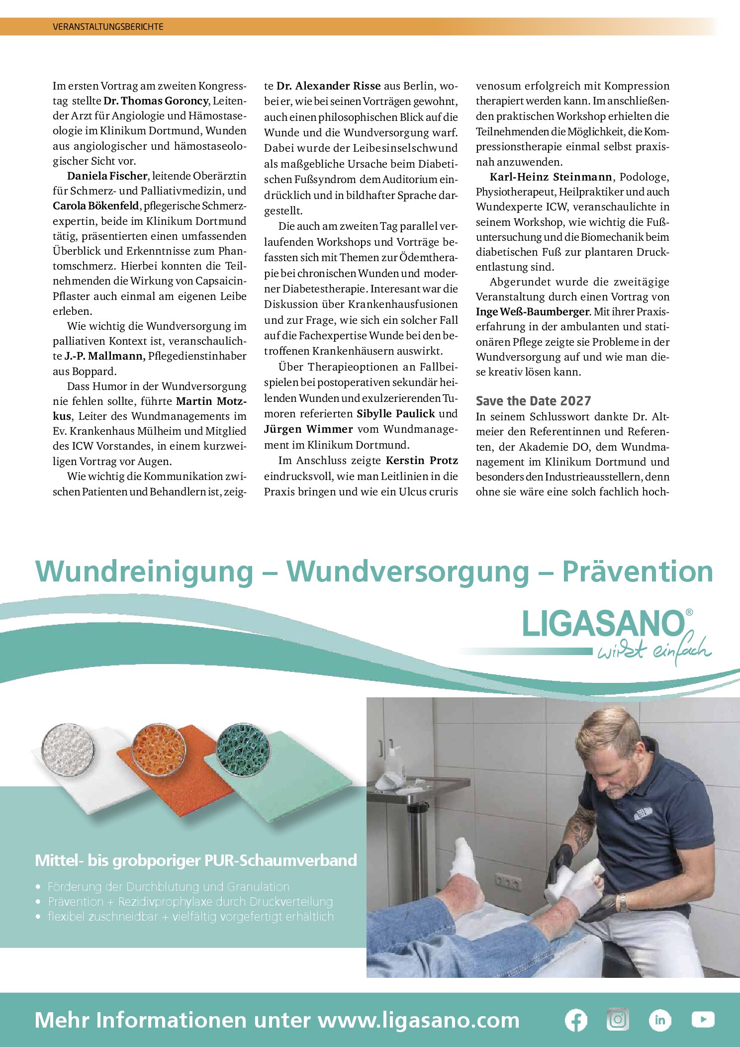 Vorschauseite 3: Nachrichten des WUNDD. A. CH